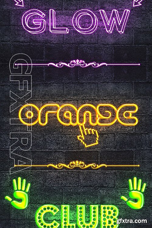 GraphicRiver - Neon Text Styles V2 13046977