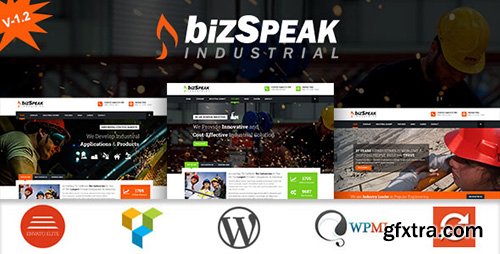 ThemeForest - BizSpeak v1.0 - Responsive Industrial WP Theme - 12816780