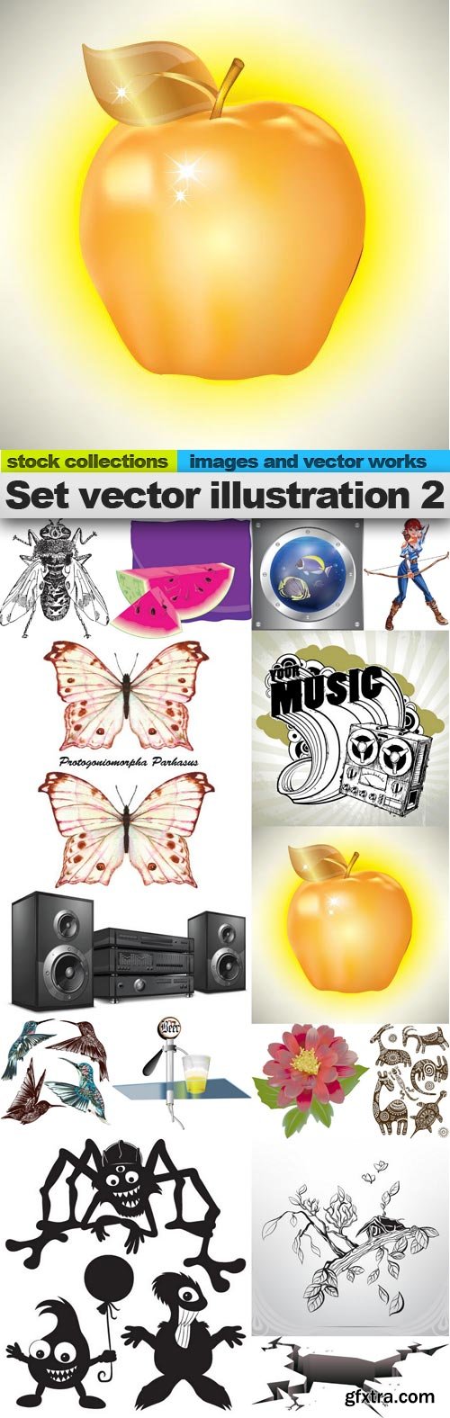 Set vector illustration 2, &nbsp;15 x EPS