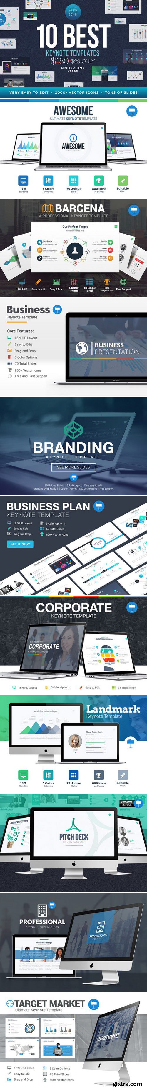 CM - Best Keynote Template Bundle 390048