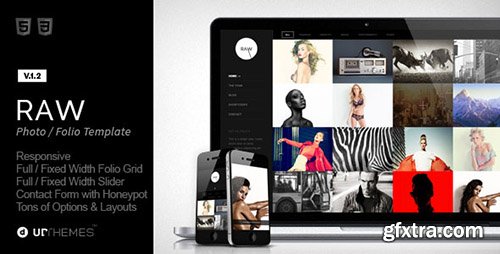 ThemeForest - Raw v1.2 - Responsive Photography HTML5 Template - 6871524