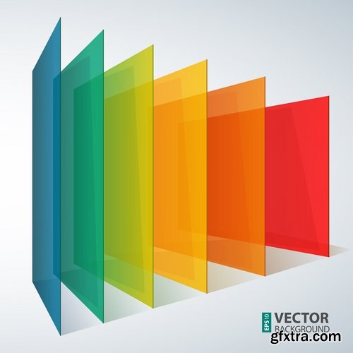 Collection of vector image background banner poster flyer #3-25 EPS