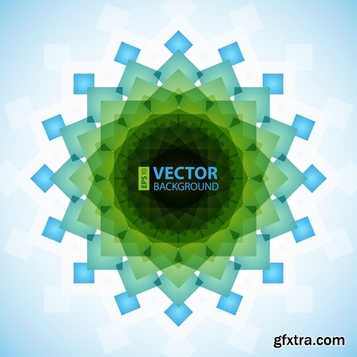 Collection of vector image background banner poster flyer #3-25 EPS