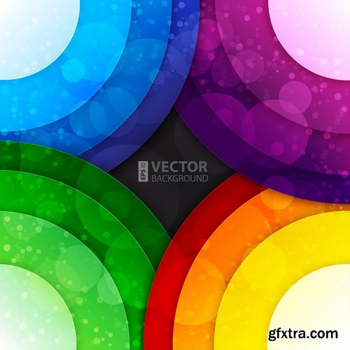 Collection of vector image background banner poster flyer #3-25 EPS