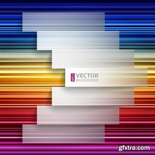 Collection of vector image background banner poster flyer #3-25 EPS