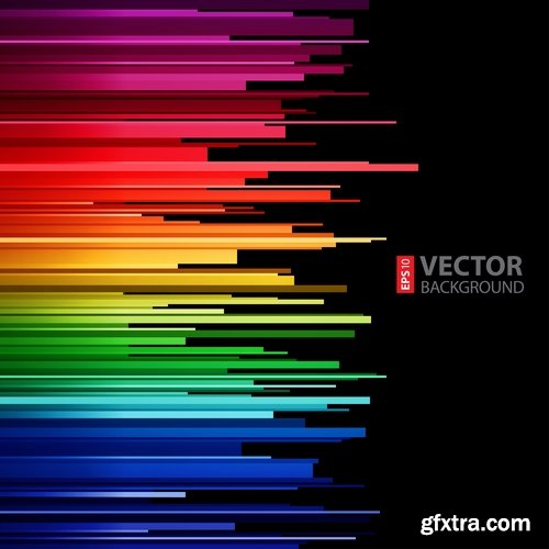 Collection of vector image background banner poster flyer #3-25 EPS