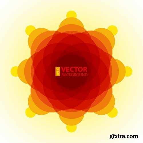 Collection of vector image background banner poster flyer #3-25 EPS