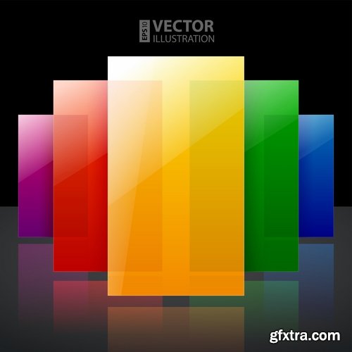 Collection of vector image background banner poster flyer #3-25 EPS