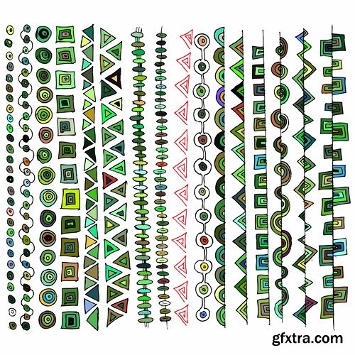 Collection of vector icons flat picture on various subjects #2- 25 EPS