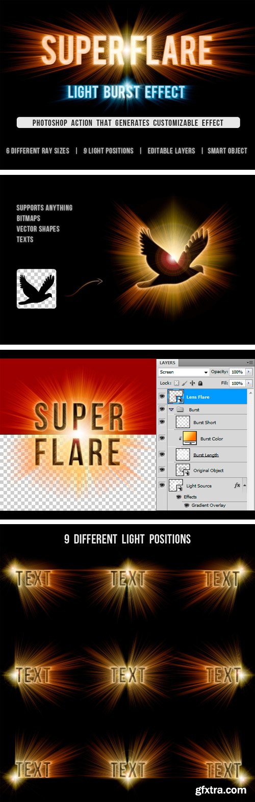 CM 3076 - SuperFlare - Back Light Burst Action