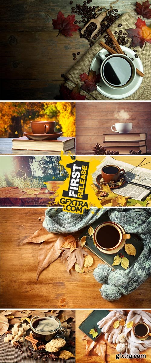 Stock Image Coffee background autumn