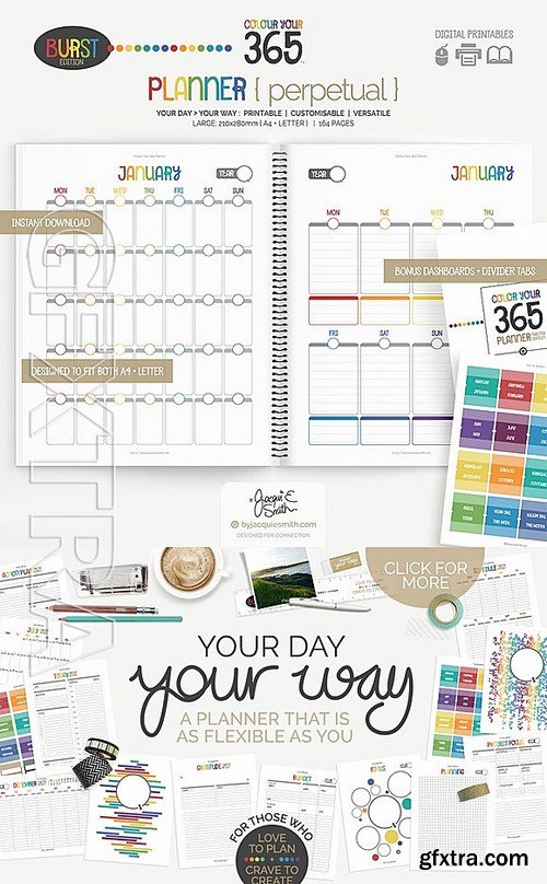 CM - Colour Your 365 Printable Planner 390933