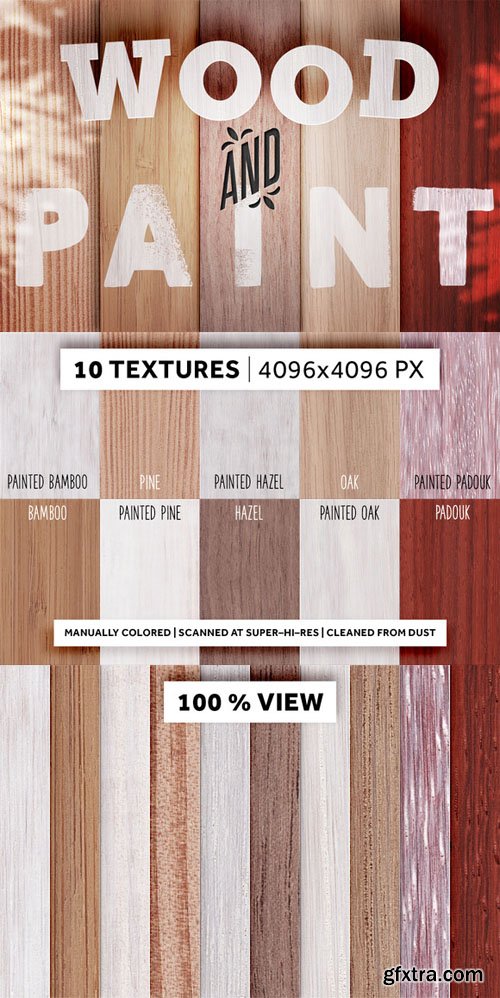 Wood and Paint | 10 Hires-Textures