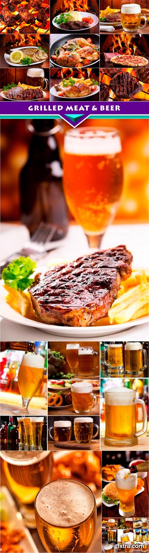 Grilled meat &amp; beer 6x JPEG