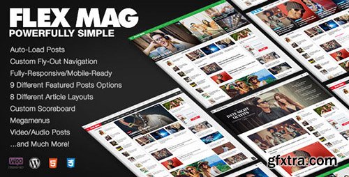 ThemeForest - Flex Mag v1.02.1 - Responsive WordPress News Theme - 12772303