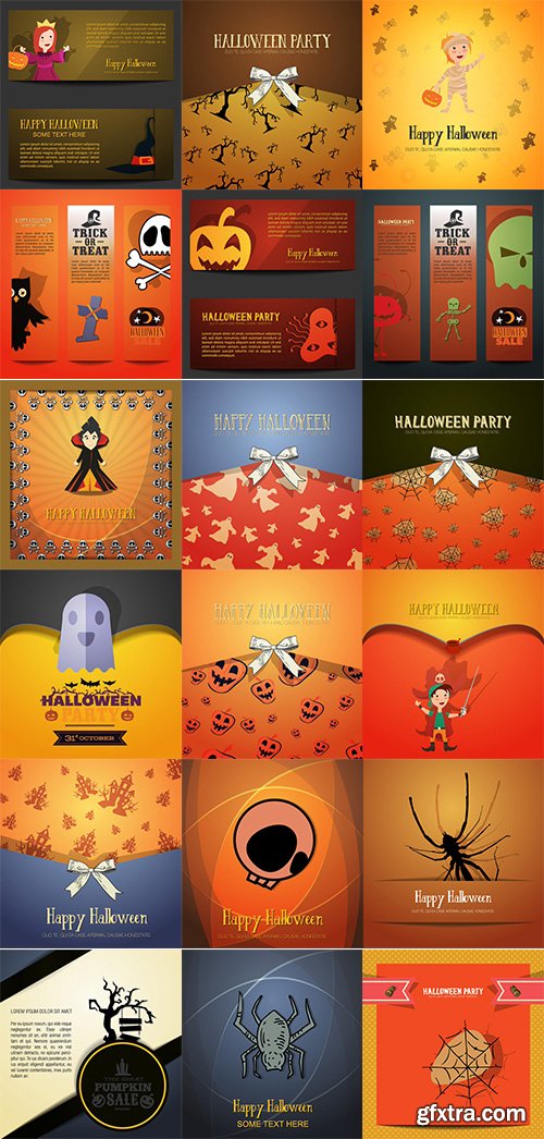 100 Halloween Illustrations 3