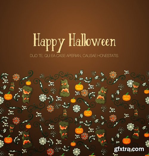 100 Halloween Illustrations 3