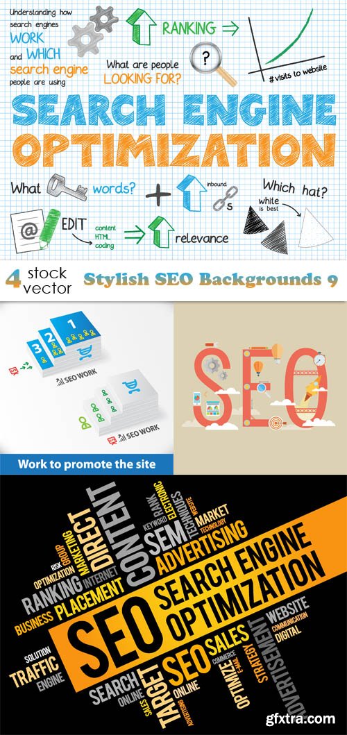 Vectors - Stylish SEO Backgrounds 9