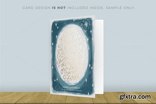 CM - Folded Invitation Front Mockup 389289