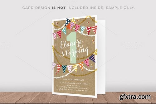 CM - Folded Invitation Front Mockup 389289