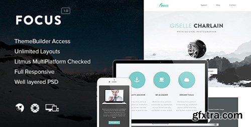 ThemeForest - Focus v1.0 - Responsive Email + Themebuilder Access - 9006818