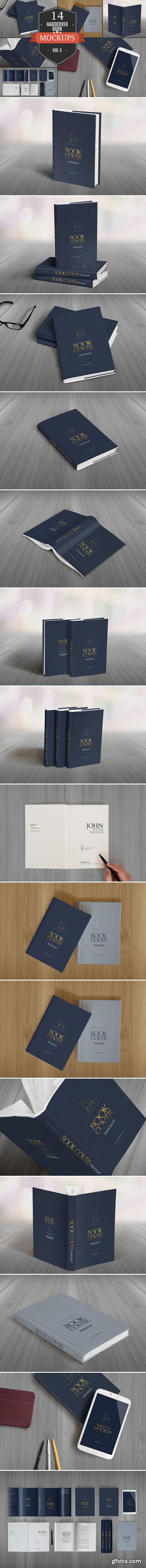 CM - Elegant Hardcover Book Mockups Vol.3 390112