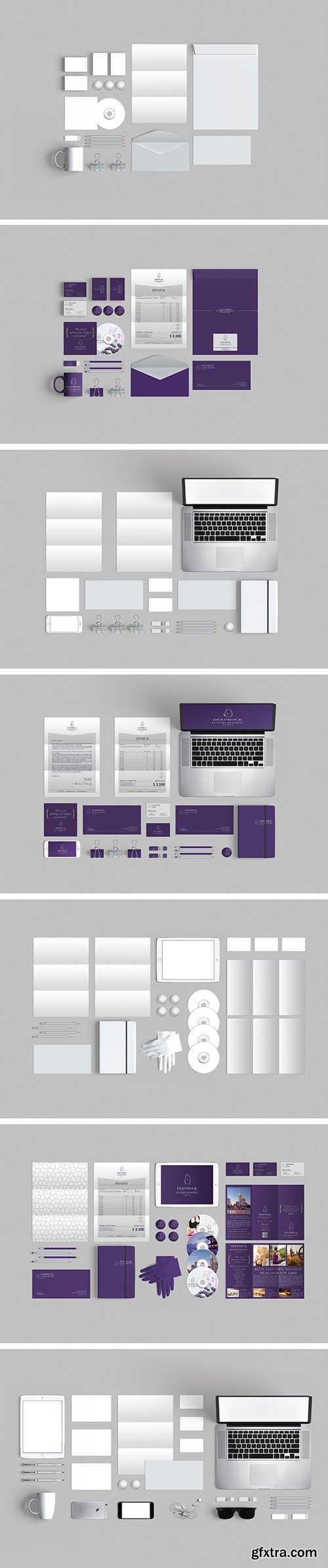 CM 237566 - 10 Branding Stationery Mockups