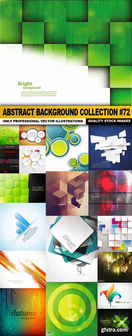 Abstract Background Collection #72 - 20 Vector