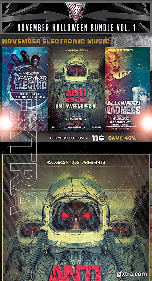 GraphicRiver - November Halloween Bundle Edition Vol1 13093097