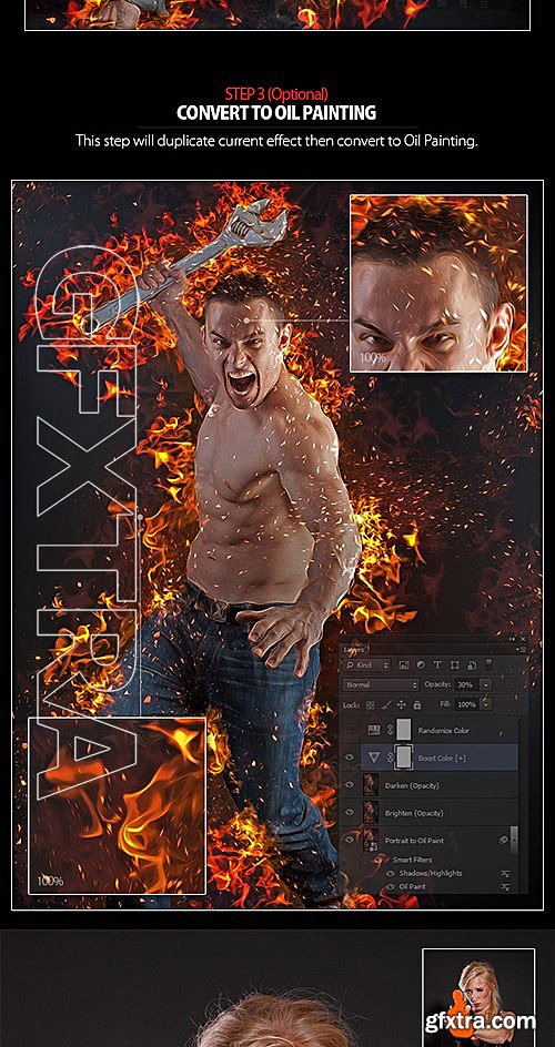 GraphicRiver - Real Burn Photoshop Action 13093035