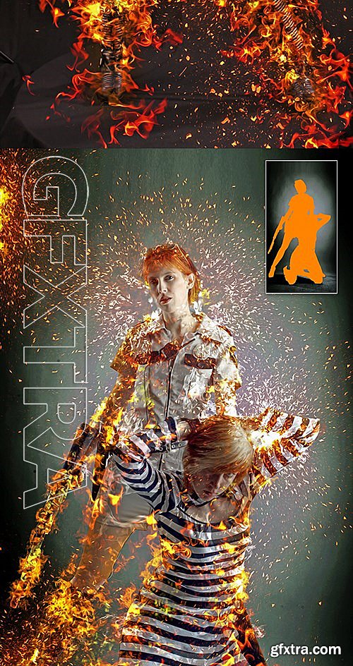 GraphicRiver - Real Burn Photoshop Action 13093035