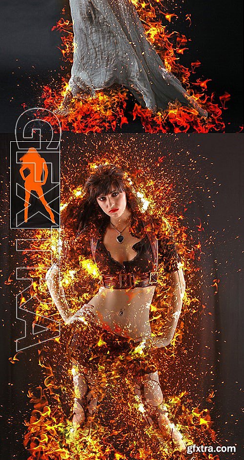 GraphicRiver - Real Burn Photoshop Action 13093035