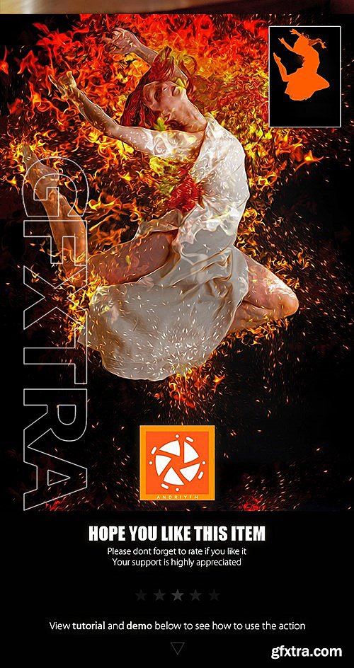 GraphicRiver - Real Burn Photoshop Action 13093035