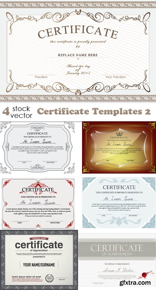 Vectors - Certificate Templates 2