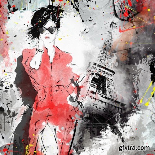 Fashion illustration women