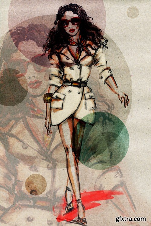 Fashion illustration women