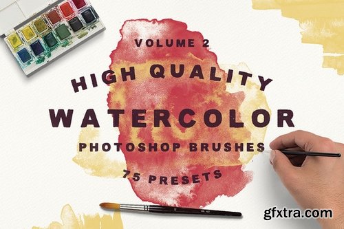 CM - 144 Watercolor PS Brush Bundle! 392956