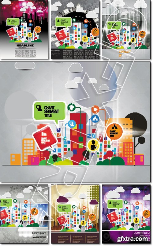 Creative urban landscape - Vector