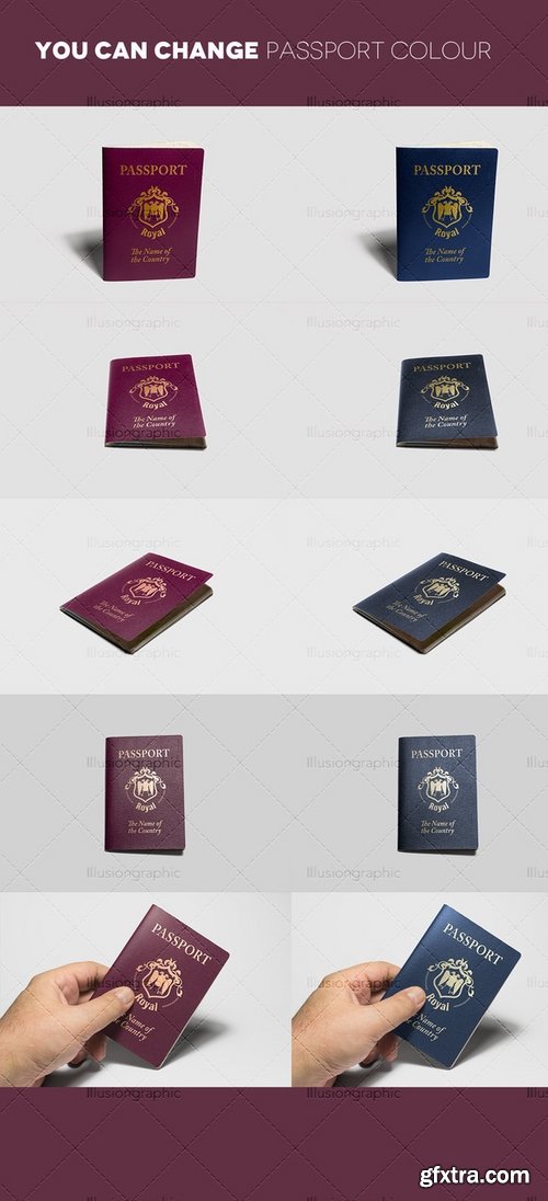 CM - Photorealistic Passport Mockup Vol.2 393370