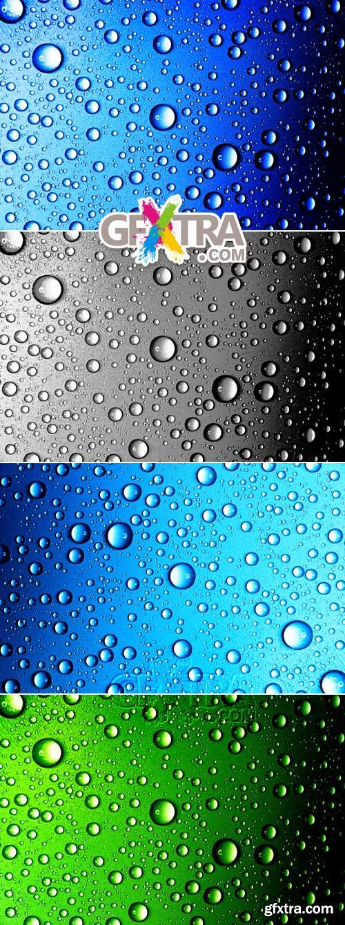 Stock Photo - Water Drops Backgrounds