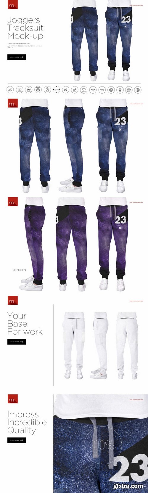 CM - Joggers Tracksuit Mock-up 393369