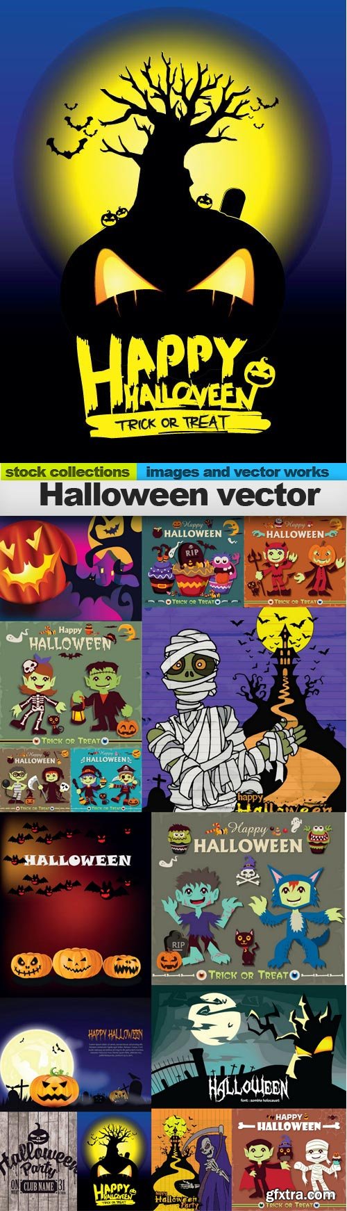 Halloween vector, 15 x EPS