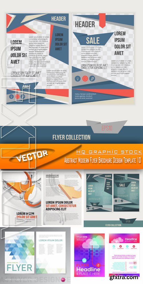 Stock Vector - Abstract Modern Flyer Brochure Design Template 10