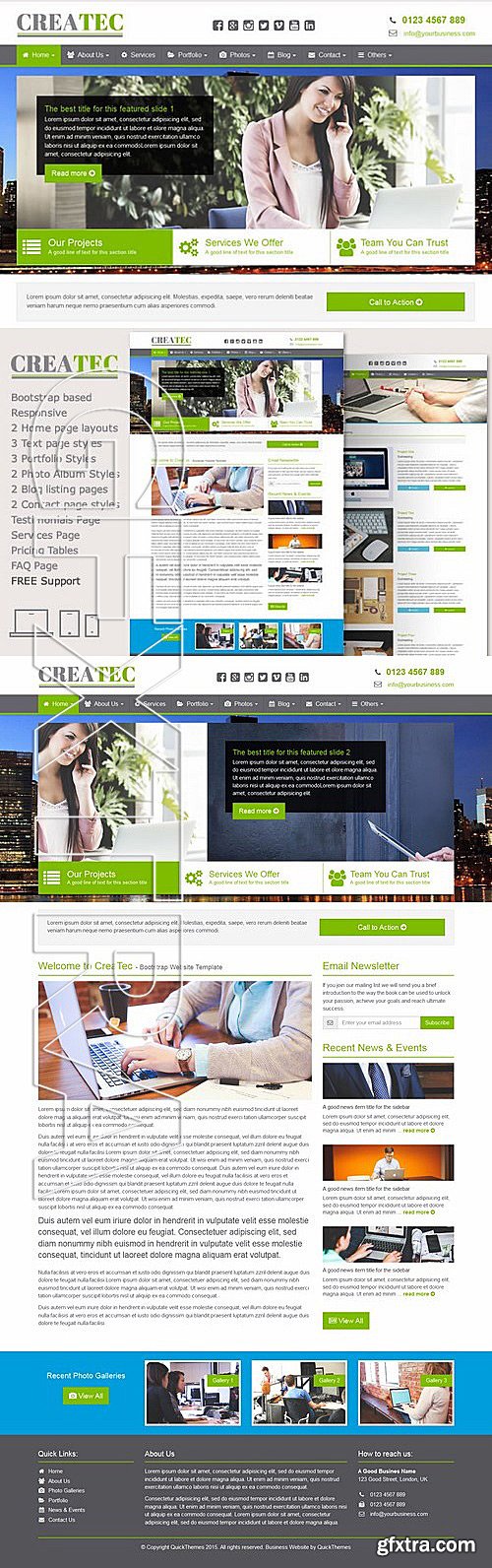 CM - CreaTec - Business Website Template 386662