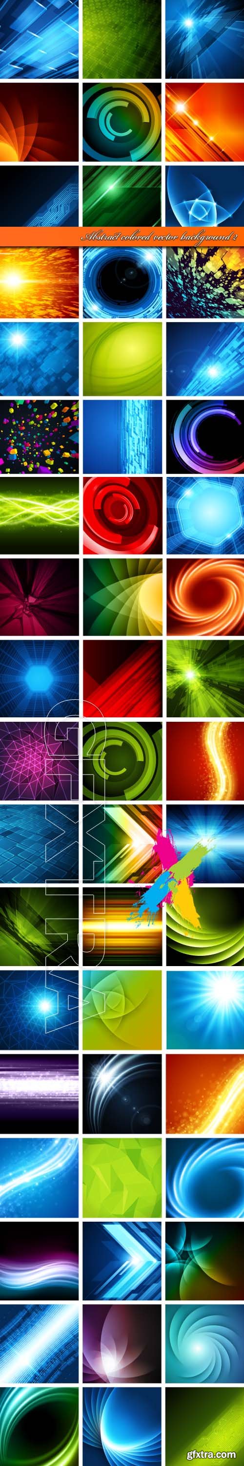 Abstract colored vector background 2