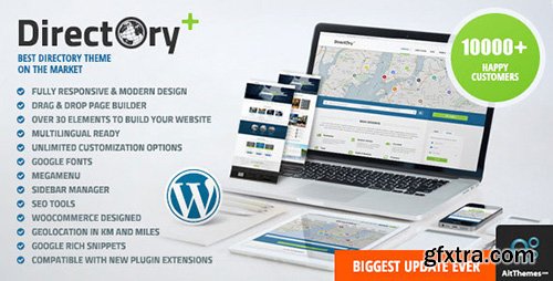 ThemeForest - Directory Plus v1.16 - Portal WordPress Theme - 3840053