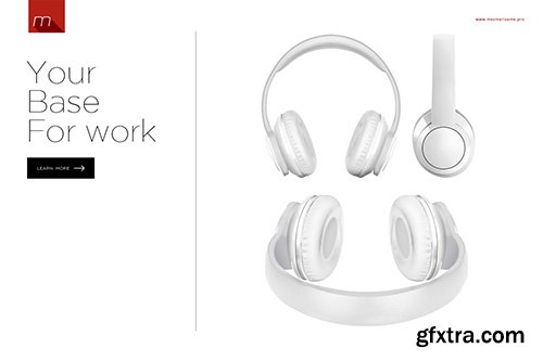 CreativeMarket Headphones Mock-up