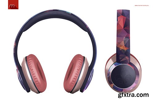 CreativeMarket Headphones Mock-up