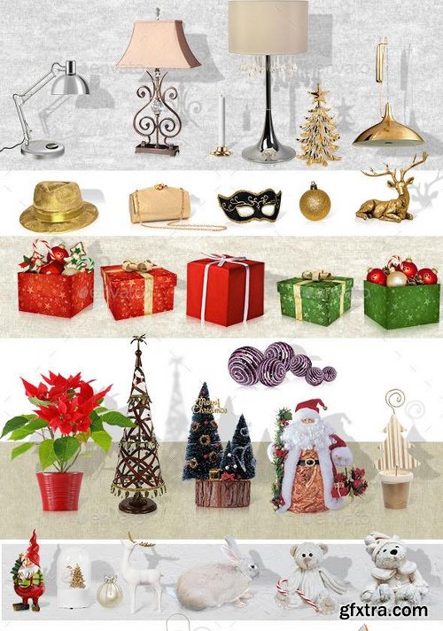 Graphicriver Christmas Desktop Hero Image Scene Generators 12932661