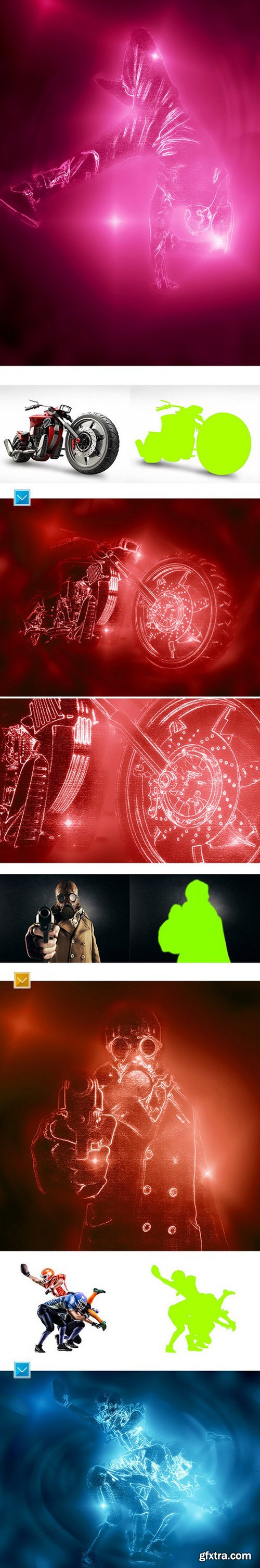 Graphicriver - 12875078 Flare Soft Photoshop Action V2